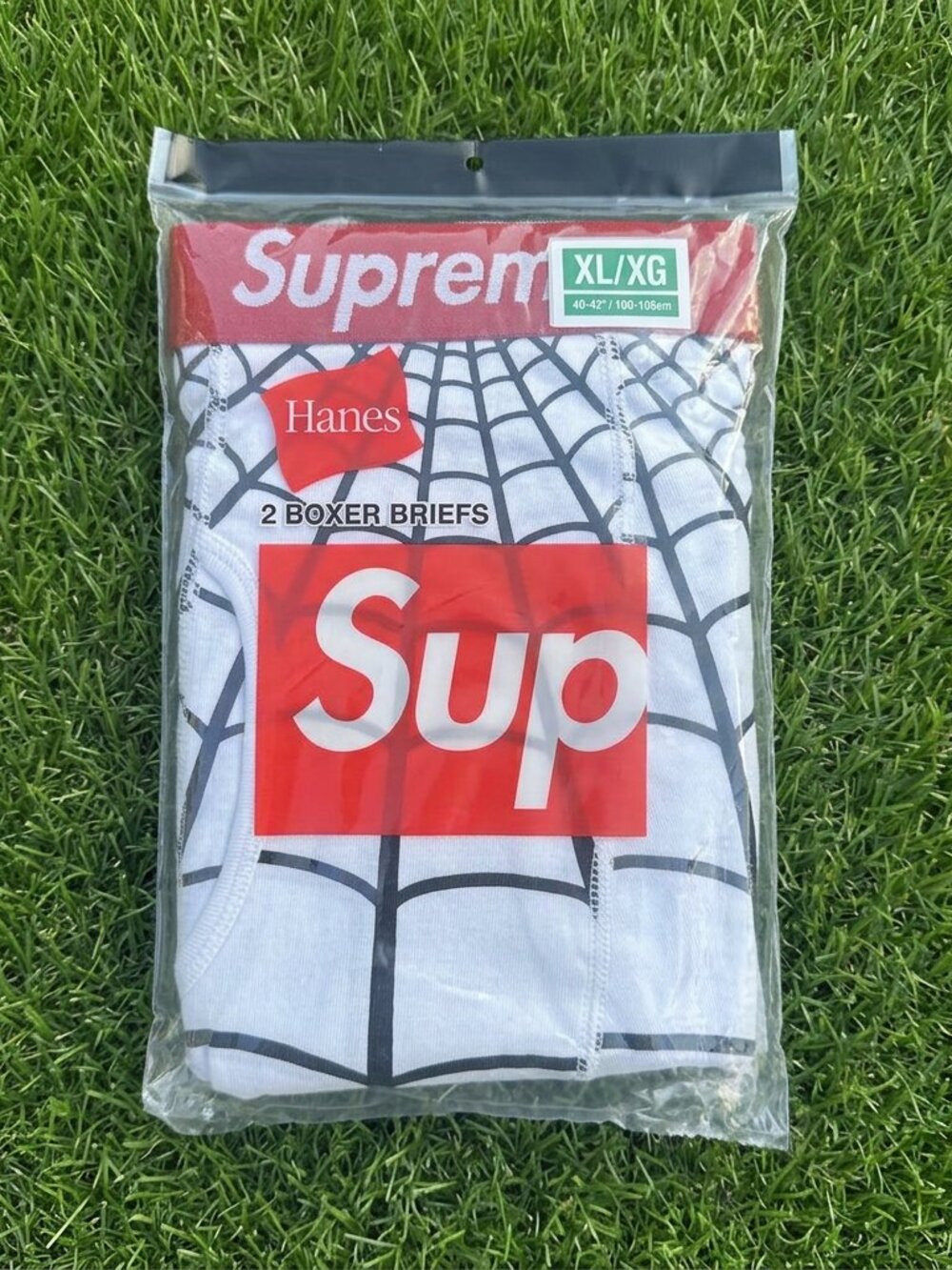 Supreme White Spider-Man Boxer Briefs (2-Pack) - All Sizes